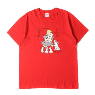 シュプリーム(Supreme)のSupreme シュプリーム Tシャツ サイズ:L 16AW イラスト グラフィック クルーネック 半袖Tシャツ Lets Fuck Tee レッド トップス カットソー【メンズ】【中古】(Tシャツ/カットソー(半袖/袖なし))