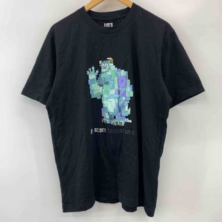 ユニクロ(UNIQLO)のUNIQLO PIXAR Disney ユニクロ メンズ Tシャツ（半袖）ブラック(Tシャツ/カットソー(半袖/袖なし))