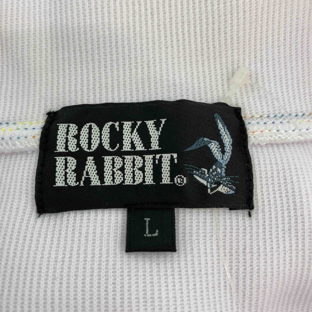 ROCKY RABBIT メンズ トップス スウェット ホワイト メンズのトップス(スウェット)の商品写真