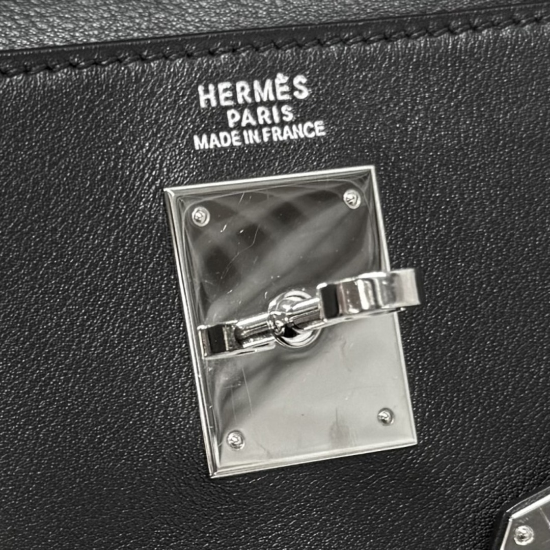 Hermes(エルメス)のエルメス HERMES ケリー32 ケリー 32 バッグ トートバッグ ショルダーバッグ ガリバー ノワール ブラック 黒 シルバー金具 ヴォーガリバー 新型金具 V字金具 レディースのバッグ(トートバッグ)の商品写真