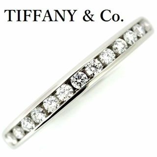 ティファニー(Tiffany & Co.)のティファニー ハーフサークル ダイヤモンド リング 13P 8号弱 2.58mm Pt950(リング(指輪))