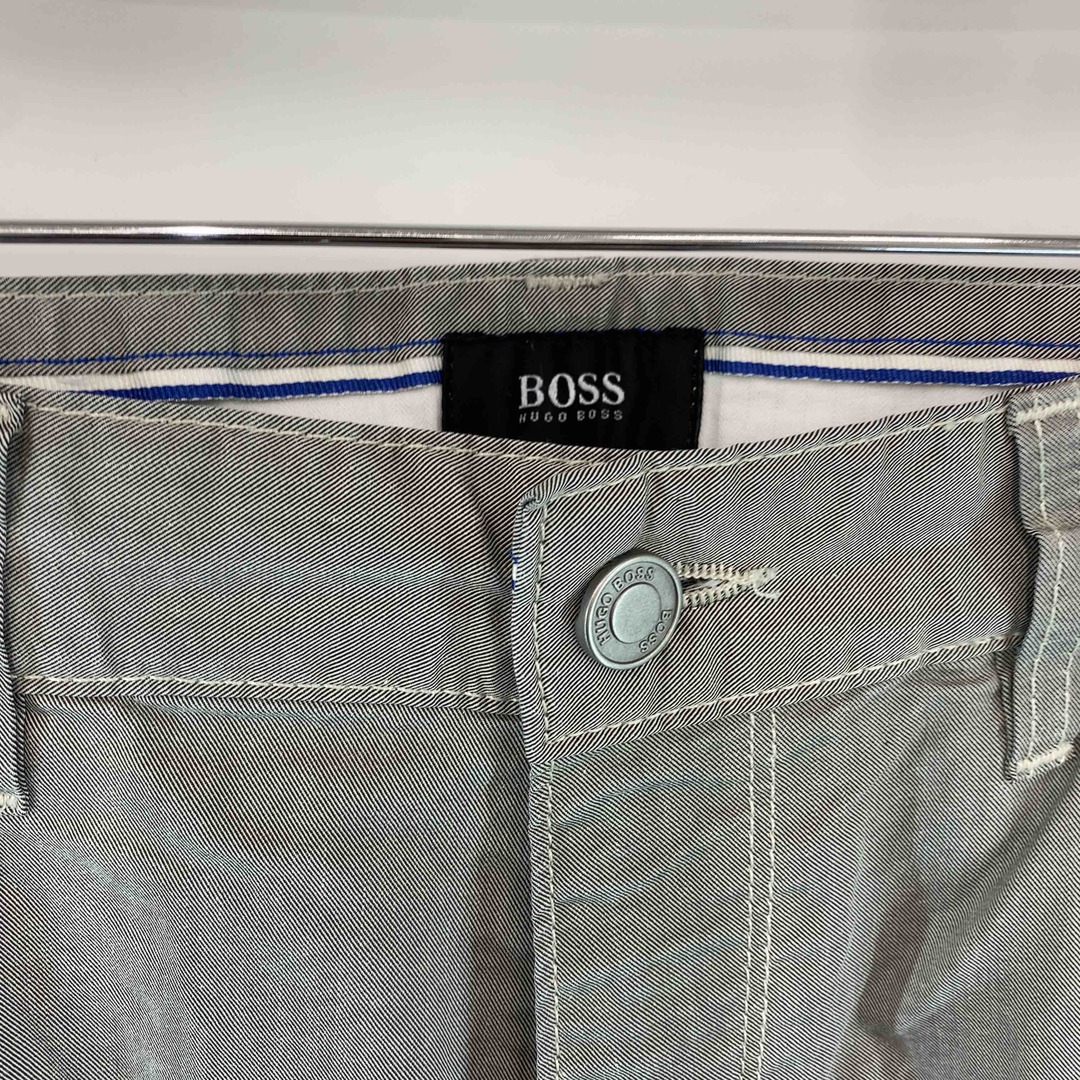 HUGO BOSS(ヒューゴボス)のHUGO BOSS ヒューゴボス メンズ スラックス グレー メンズのパンツ(スラックス)の商品写真