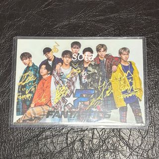 FANTASTICS 直筆サイン入り　　ポストカード(アイドルグッズ)