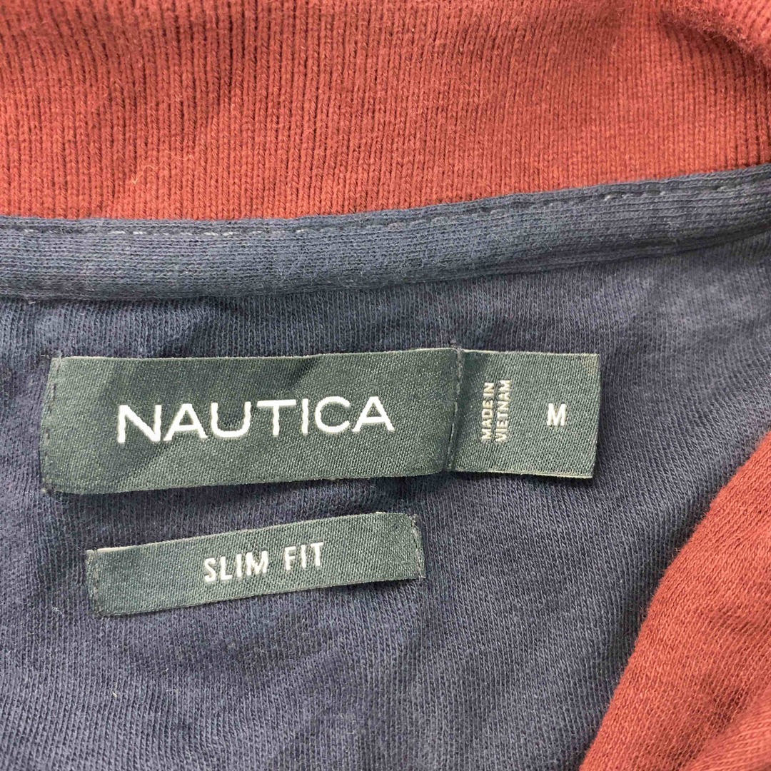 NAUTICA(ノーティカ)のNAUTICA ノーティカ えんじ　赤茶　 メンズ ポロシャツ メンズのトップス(ポロシャツ)の商品写真