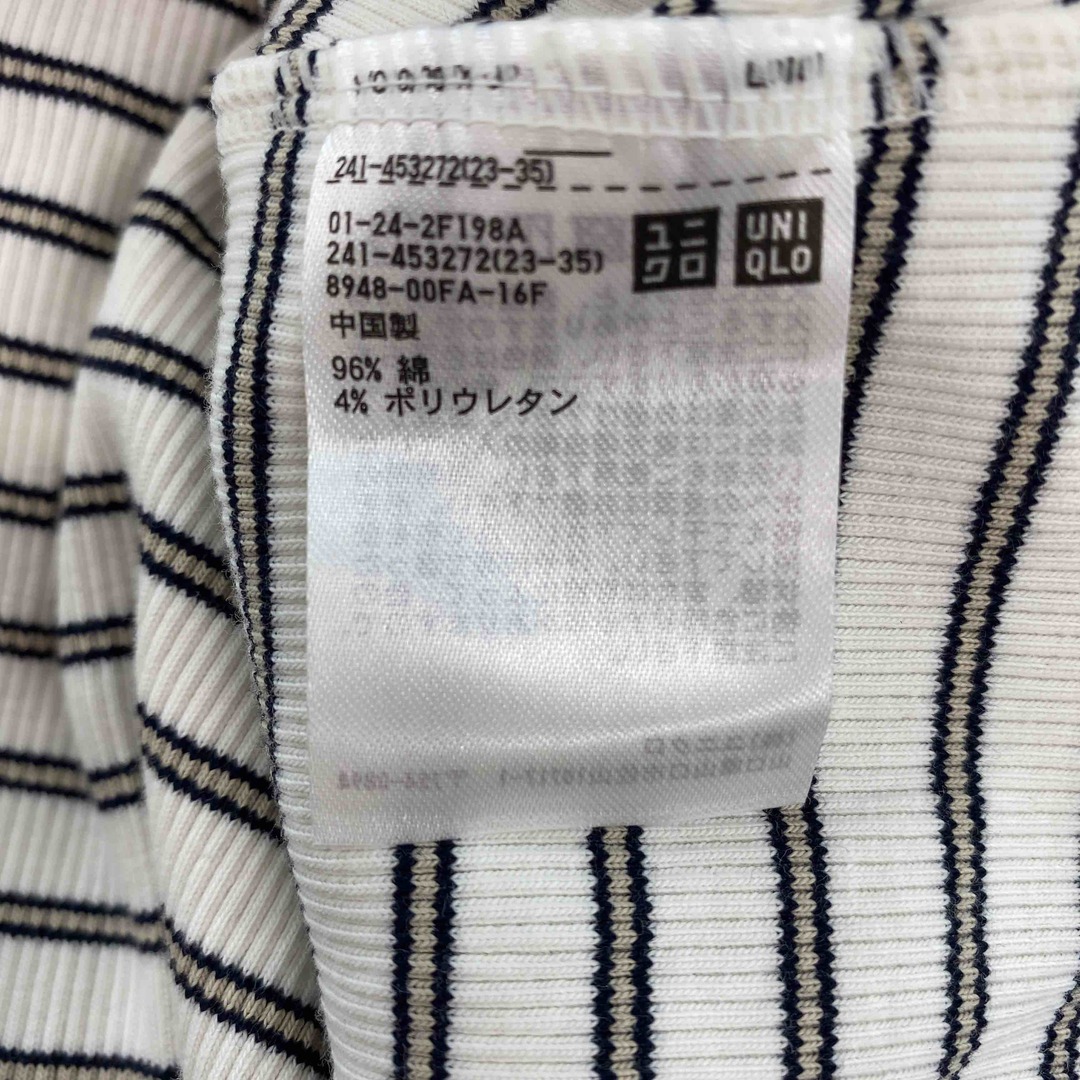 UNIQLO(ユニクロ)のUNIQLO ユニクロ レディース Tシャツ（半袖）ボーダー レディースのトップス(Tシャツ(半袖/袖なし))の商品写真