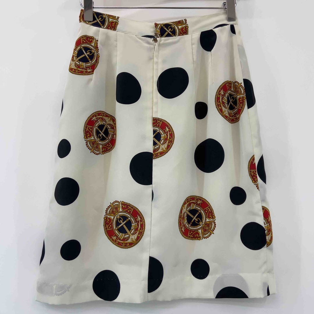 ヴィンテージ スカーフ柄　ブラウス風薄手ジャケットとスカート　セットアップ レディースのフォーマル/ドレス(スーツ)の商品写真
