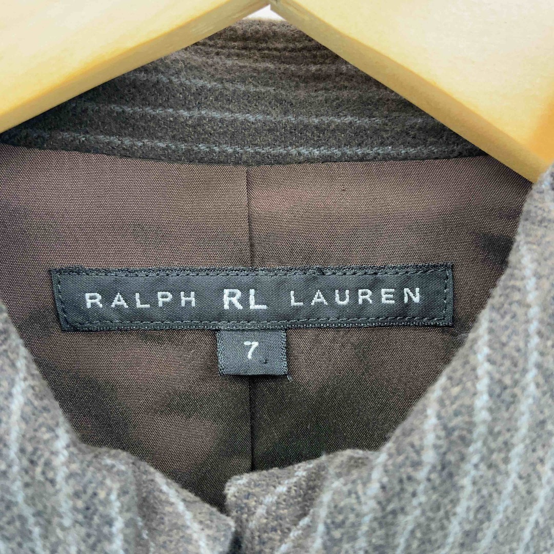 POLO RALPH LAUREN(ポロラルフローレン)のRALPH LAUREN ラルフローレン レディース ブルゾン ブラウン ステンカラージャケット ショート丈 レディースのジャケット/アウター(ブルゾン)の商品写真