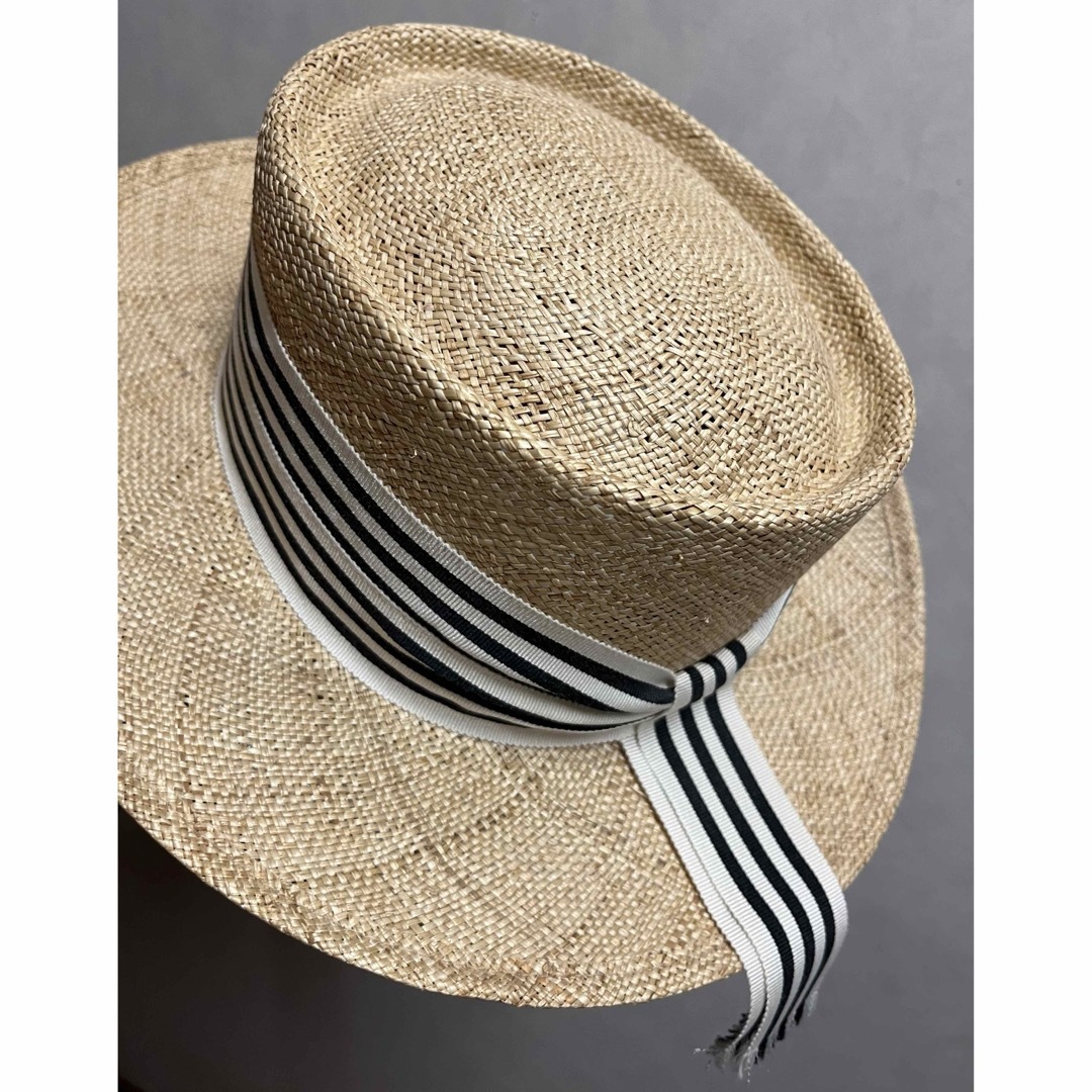 Chapeau d'O カンカン帽 レディースの帽子(麦わら帽子/ストローハット)の商品写真