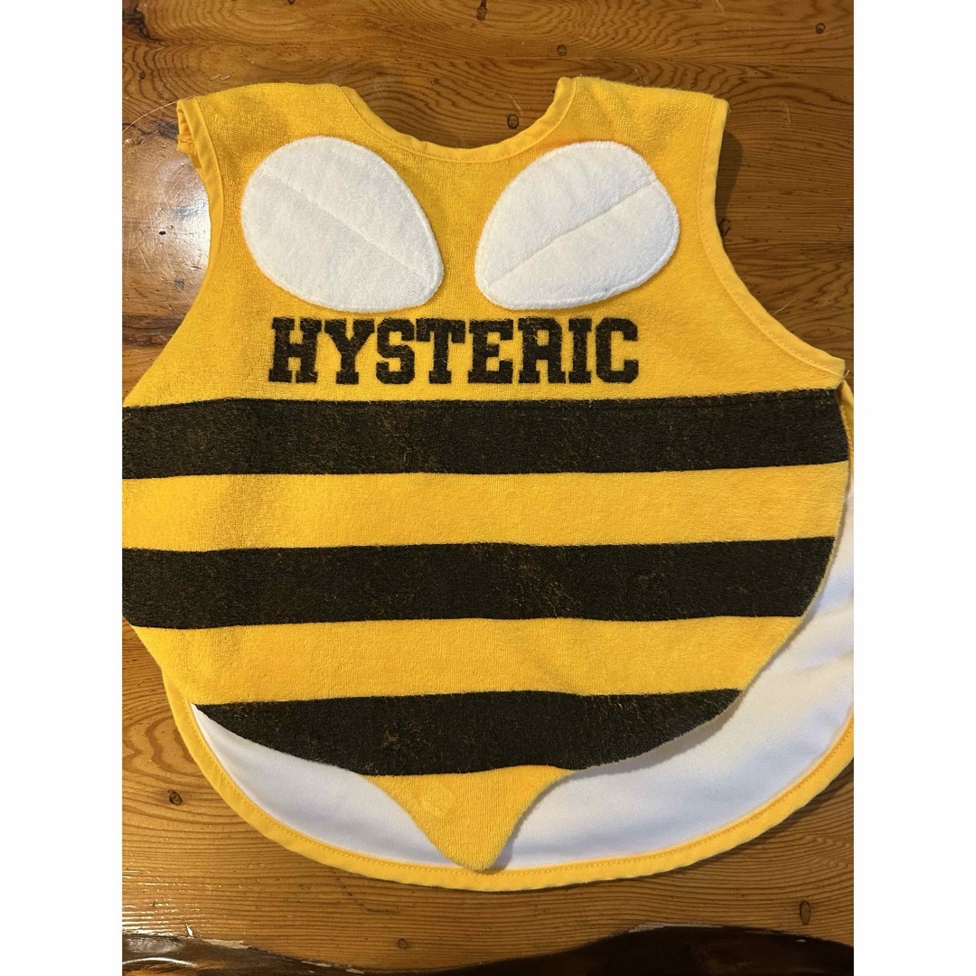 HYSTERIC MINI(ヒステリックミニ)のヒステリックミニ  LITTLE BEE エプロン キッズ/ベビー/マタニティの授乳/お食事用品(お食事エプロン)の商品写真