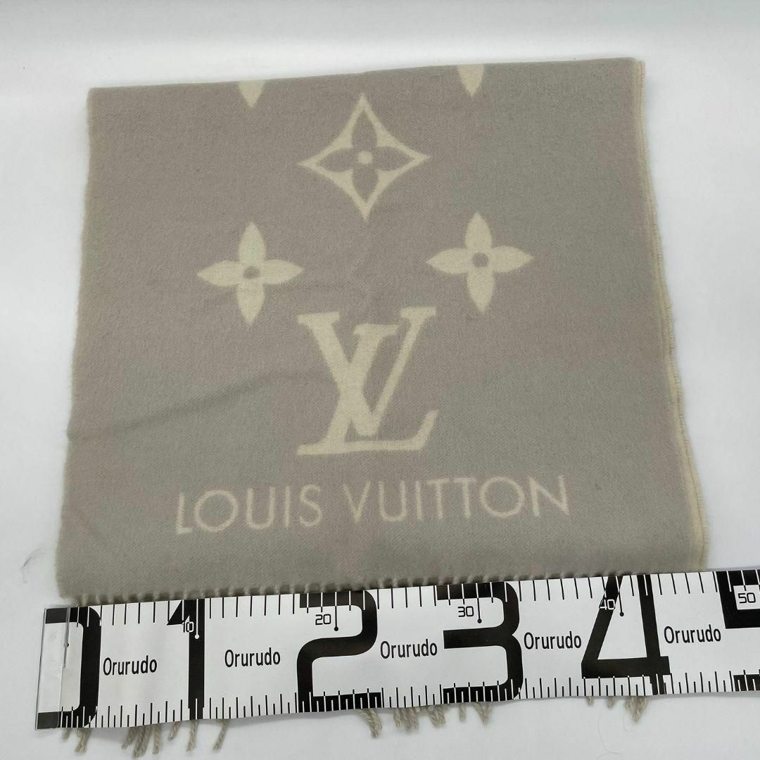 LOUIS VUITTON(ルイヴィトン)のルイヴィトン エシャルプ　レイキャビック マフラー ピンク　系 カシミア レディースのファッション小物(マフラー/ショール)の商品写真