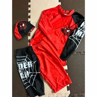 キッズ　水着　男の子　スパイダーマン　140-150(4XL)(水着)