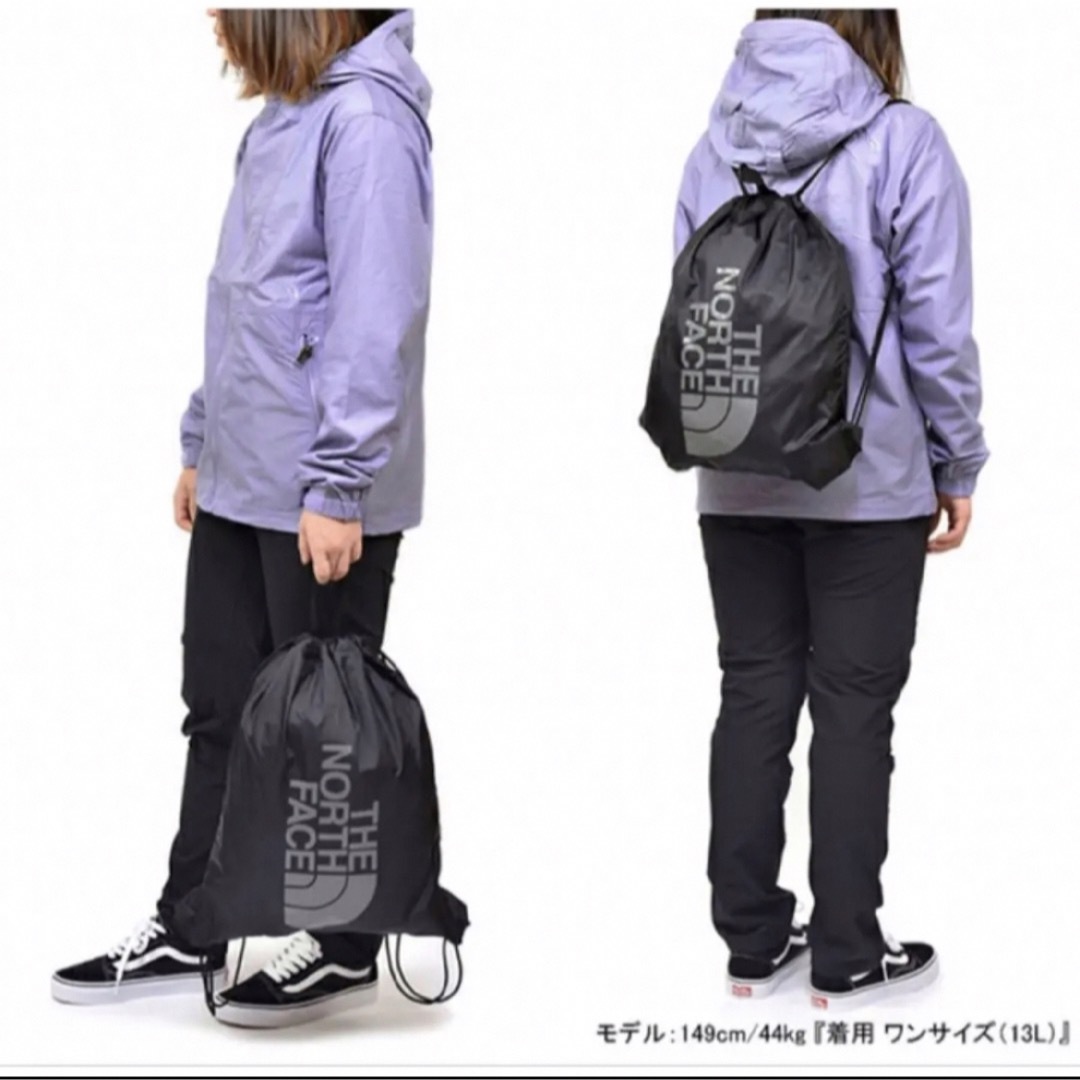 THE NORTH FACE(ザノースフェイス)のノースフェイス/THE NORTH FACE/ピーエフサックパッ ブラック メンズのバッグ(バッグパック/リュック)の商品写真