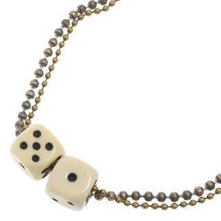 Maison Martin Margiela - Martin Margiela マルタンマルジェラ 05AW Dice Necklace 35ZG005 ダイスネックレス サイコロチェーンネックレス シルバー