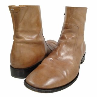 マルタンマルジェラ(Maison Martin Margiela)のMaison Margiela メゾンマルジェラ サイドジップ ブーツ ライトブラウン サイズ41=25.5~26cm 正規品 / 34052(ブーツ)