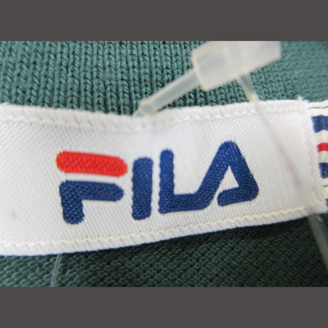 FILA(フィラ)のフィラ FILA ポロシャツ 半袖 ロゴ ボタン 国内正規 グリーン系 L メンズのトップス(ポロシャツ)の商品写真