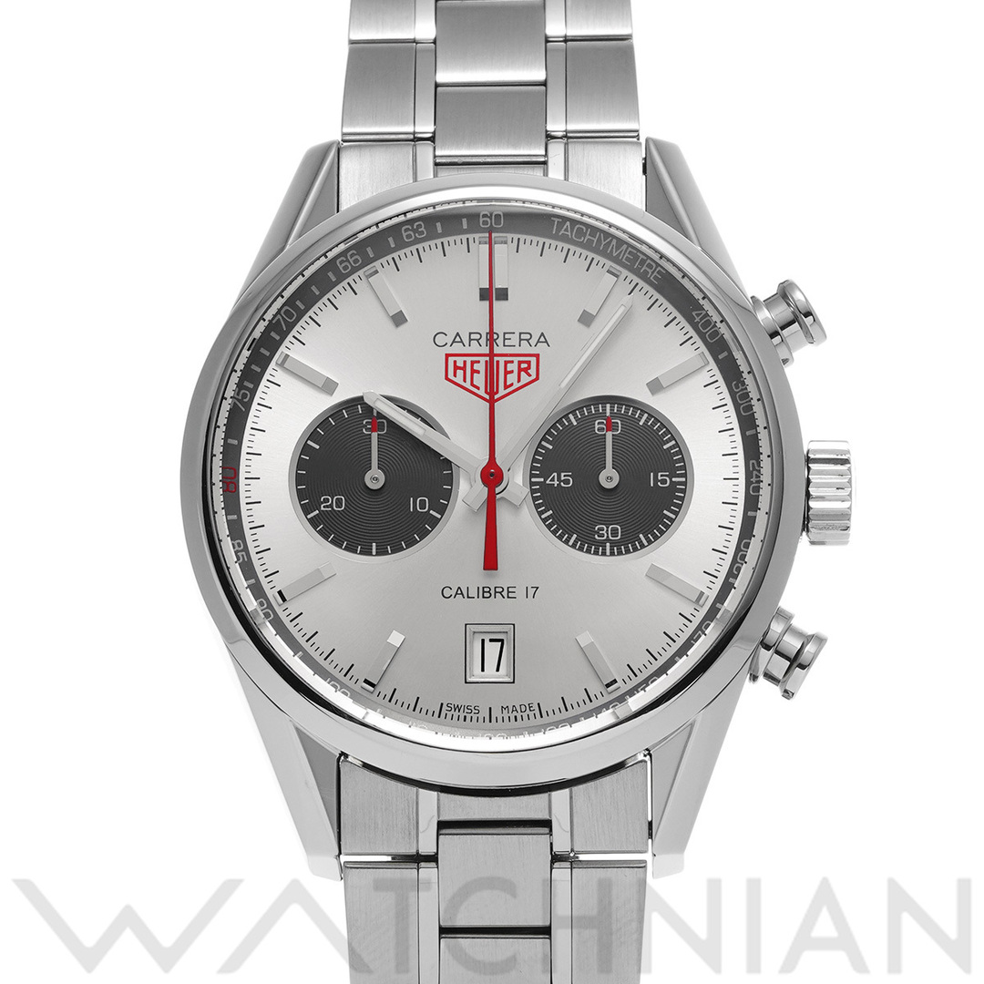 TAG Heuer(タグホイヤー)の中古 タグ ホイヤー TAG HEUER CV2119.BA0722 シルバー /ブラック メンズ 腕時計 メンズの時計(腕時計(アナログ))の商品写真