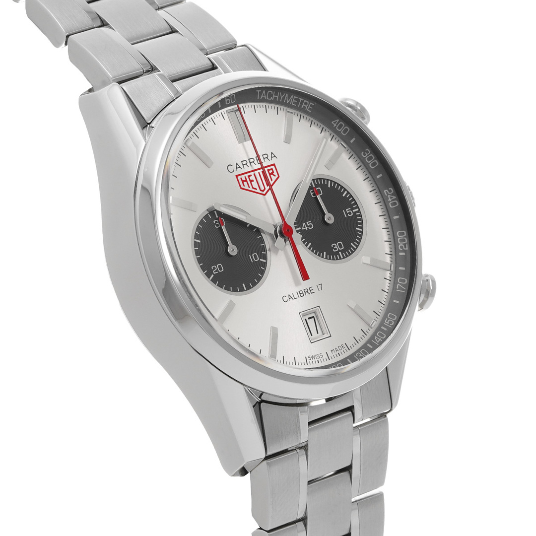 TAG Heuer(タグホイヤー)の中古 タグ ホイヤー TAG HEUER CV2119.BA0722 シルバー /ブラック メンズ 腕時計 メンズの時計(腕時計(アナログ))の商品写真