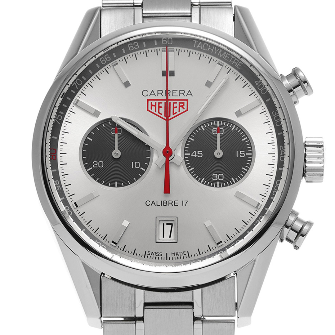 TAG Heuer(タグホイヤー)の中古 タグ ホイヤー TAG HEUER CV2119.BA0722 シルバー /ブラック メンズ 腕時計 メンズの時計(腕時計(アナログ))の商品写真