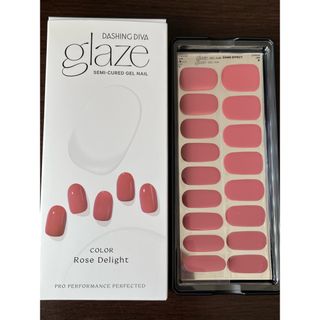 ダッシングディバ(DASHING DIVA)の glaze ジェルネイルシール Rose Delight(ネイル用品)