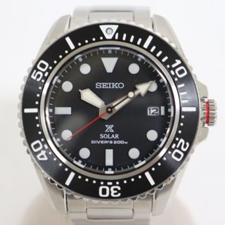 セイコー(SEIKO)の【SEIKO】セイコー プロスペックス ダイバースキューバー ソーラー SS 黒文字盤 V157-0DP0/tg1365(サングラス/メガネ)