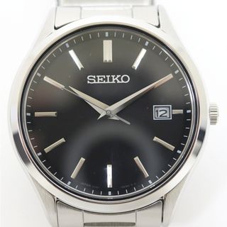 セイコー(SEIKO)の【SEIKO】セイコー セレクションSシリーズ ソーラー SS 黒文字盤 V157-0DR0 /tg1366(腕時計(アナログ))