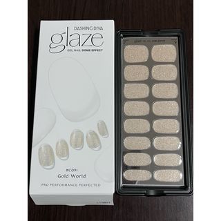 ダッシングディバ(DASHING DIVA)の glaze ジェルネイルシール Gold world(ネイル用品)