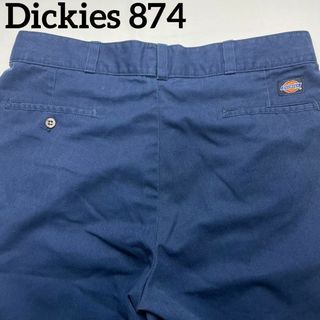 ディッキーズ(Dickies)の90s Dickies USA古着 ワークパンツ 874 W36 USA製 紺(その他)