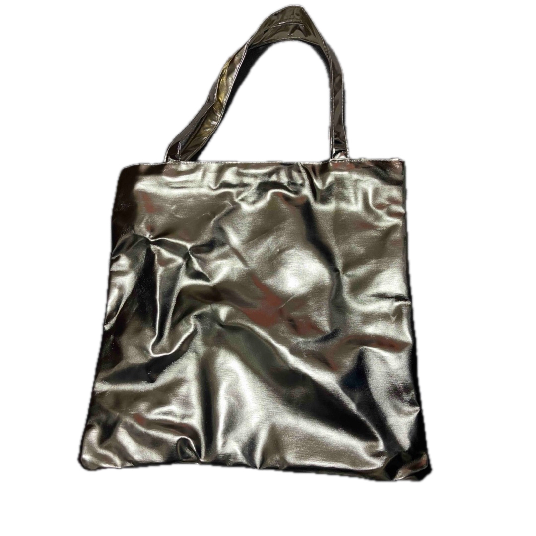 ゴールド　金色　トートバッグ　A4サイズ余裕　ハンドバッグ　ショルダーバッグ レディースのバッグ(ショルダーバッグ)の商品写真