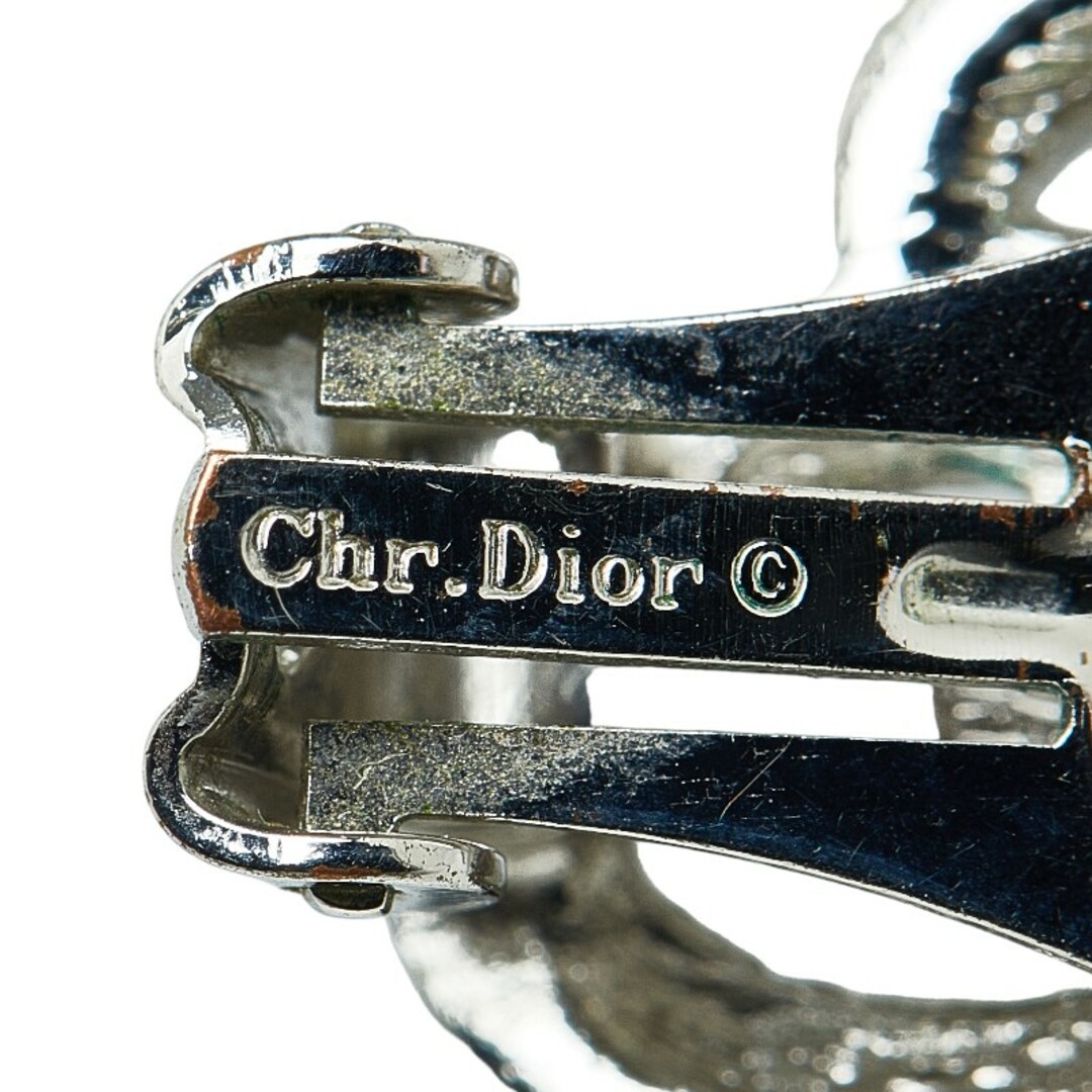 Dior(ディオール)の美品 ディオール CDロゴモチーフ ラインストーン イヤリング メタル レディース Dior 【1-0147391】 レディースのアクセサリー(イヤリング)の商品写真