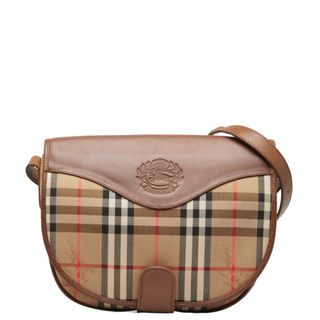 バーバリー(BURBERRY)のバーバリー ノバチェック シャドーホース ショルダーバッグ キャンバス レディース BURBERRY 【1-0147427】(ショルダーバッグ)