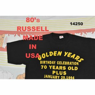 ラッセルアスレティック(Russell Athletic)の80’ｓ Tシャツ 14250 USA製 シングルステッチ ビンテージ 90(Tシャツ/カットソー(半袖/袖なし))