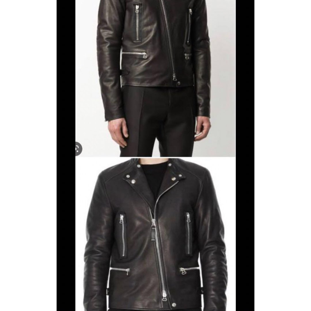 LANVIN(ランバン)のLANVIN(ランバン) Leather Biker Jacket ライダース メンズのジャケット/アウター(レザージャケット)の商品写真