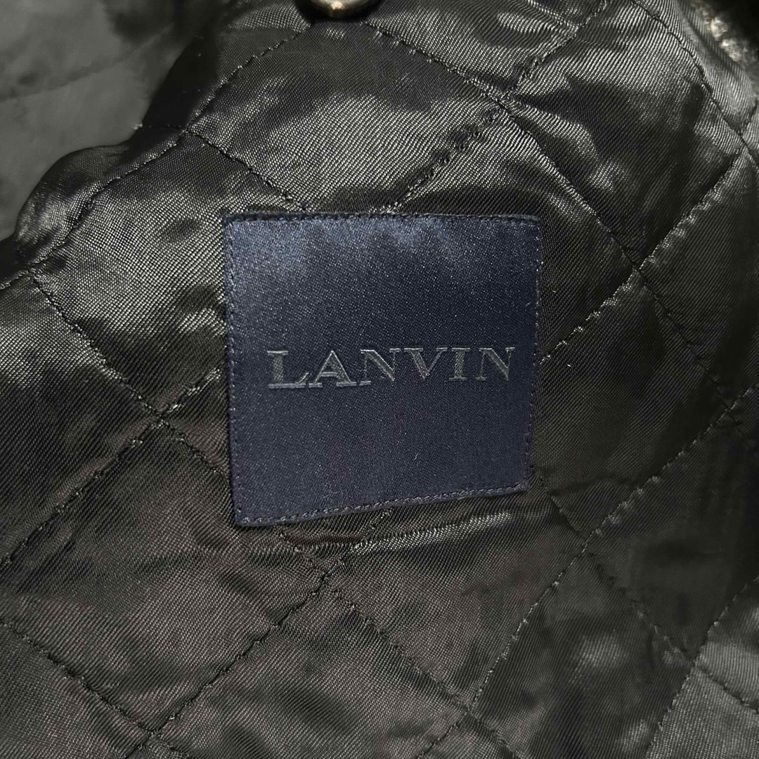 LANVIN(ランバン)のLANVIN(ランバン) Leather Biker Jacket ライダース メンズのジャケット/アウター(レザージャケット)の商品写真