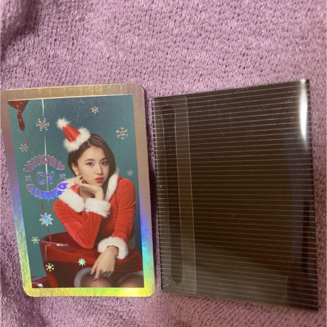 チェヨン　Christmas ホログラム クリスマス　トレカ　TWICE エンタメ/ホビーのCD(K-POP/アジア)の商品写真