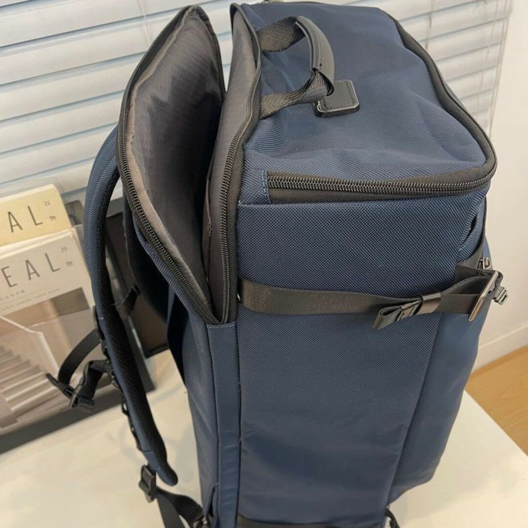 TUMI(トゥミ)の新品 TUMI 大型「エンデュアランス」バックパック ブルー メンズのバッグ(バッグパック/リュック)の商品写真