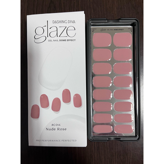 ダッシングディバ(DASHING DIVA)の glaze ジェルネイルシール Nude Rose(ネイル用品)