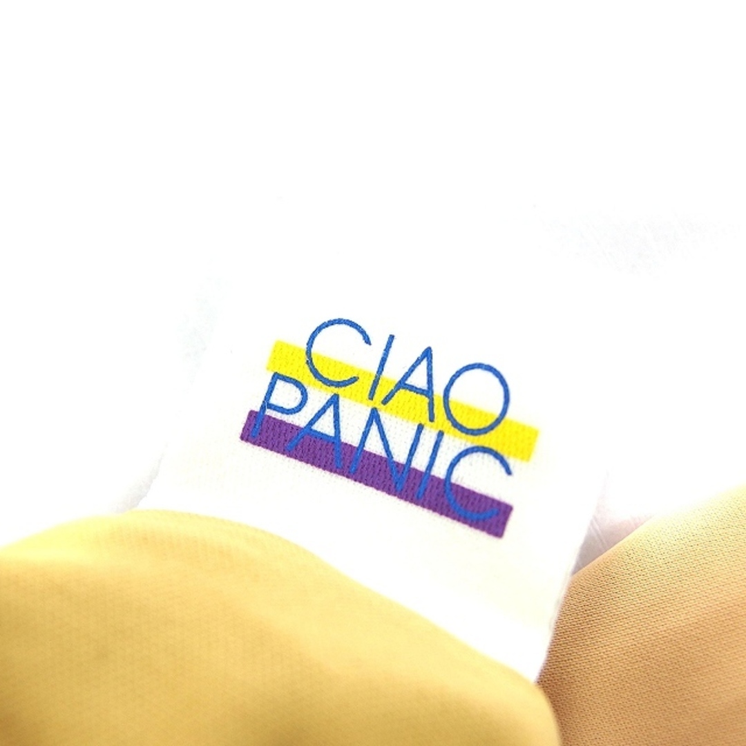 Ciaopanic(チャオパニック)のチャオパニック イージーパンツ ワイド スリット ゆったり シンプル F 黄  レディースのパンツ(その他)の商品写真