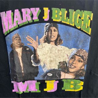 メアリーJブライジ　Mary Jane Blige 希少 ラップT L〜XL(Tシャツ/カットソー(半袖/袖なし))