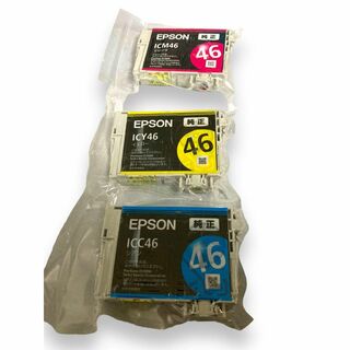 エプソン(EPSON)の新品 未使用 エプソン インク EPSON ICC46 ICM46 ICY46(PC周辺機器)
