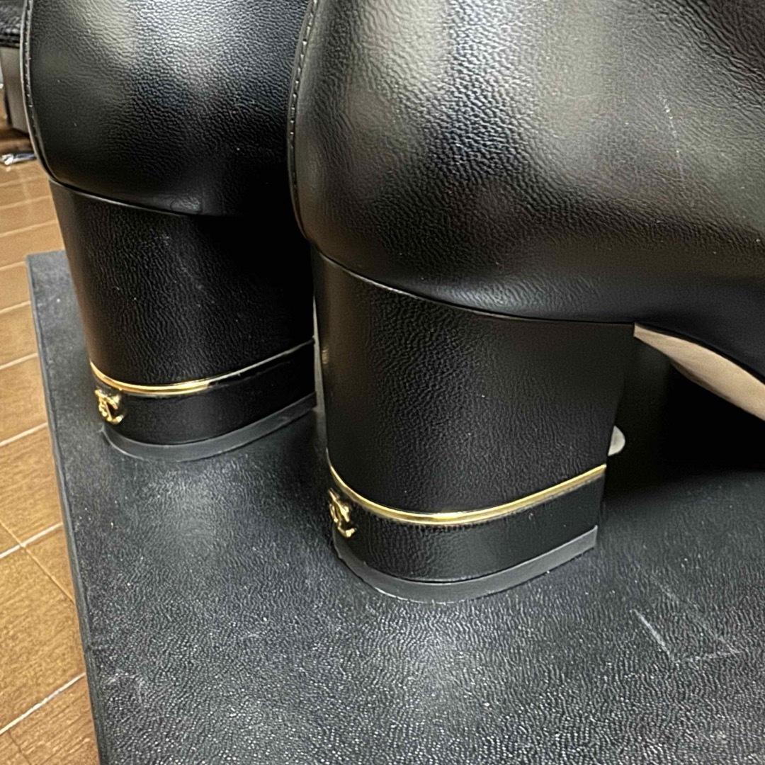 美品!】CHANEL シャネル ショートブーツ 美品!】CHANEL シャネル ショートブーツ