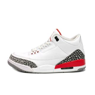 ナイキ(NIKE)のナイキ NIKE ■ 【 AIR JORDAN 3 RETRO Hall Of Fame 136064 116 】 エア ジョーダン 3 レトロ ホール オブ フェイム スニーカー　w18521(スニーカー)