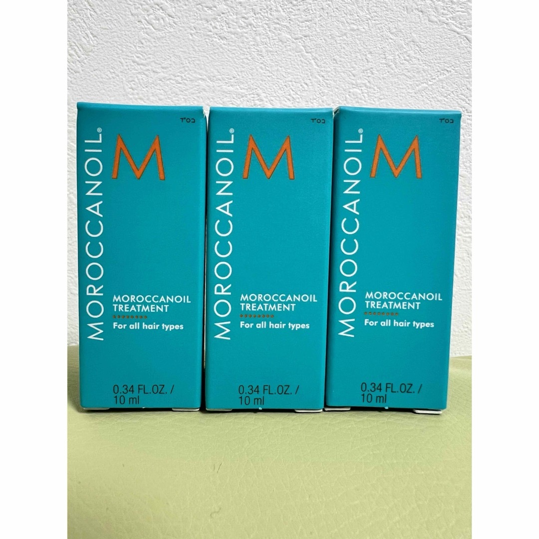 Moroccan oil(モロッカンオイル)の【箱付き】モロッカンオイル　10㎖　3本 コスメ/美容のヘアケア/スタイリング(トリートメント)の商品写真