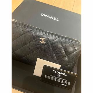 シャネル(CHANEL)のシャネル CHANEL マトラッセ ラウンドファスナー 長財布 キャビアスキン(財布)