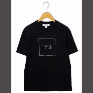 ワイスリー(Y-3)のY-3 クルーネック スクエア ロゴ プリント 半袖 Tシャツ S(Tシャツ/カットソー(半袖/袖なし))