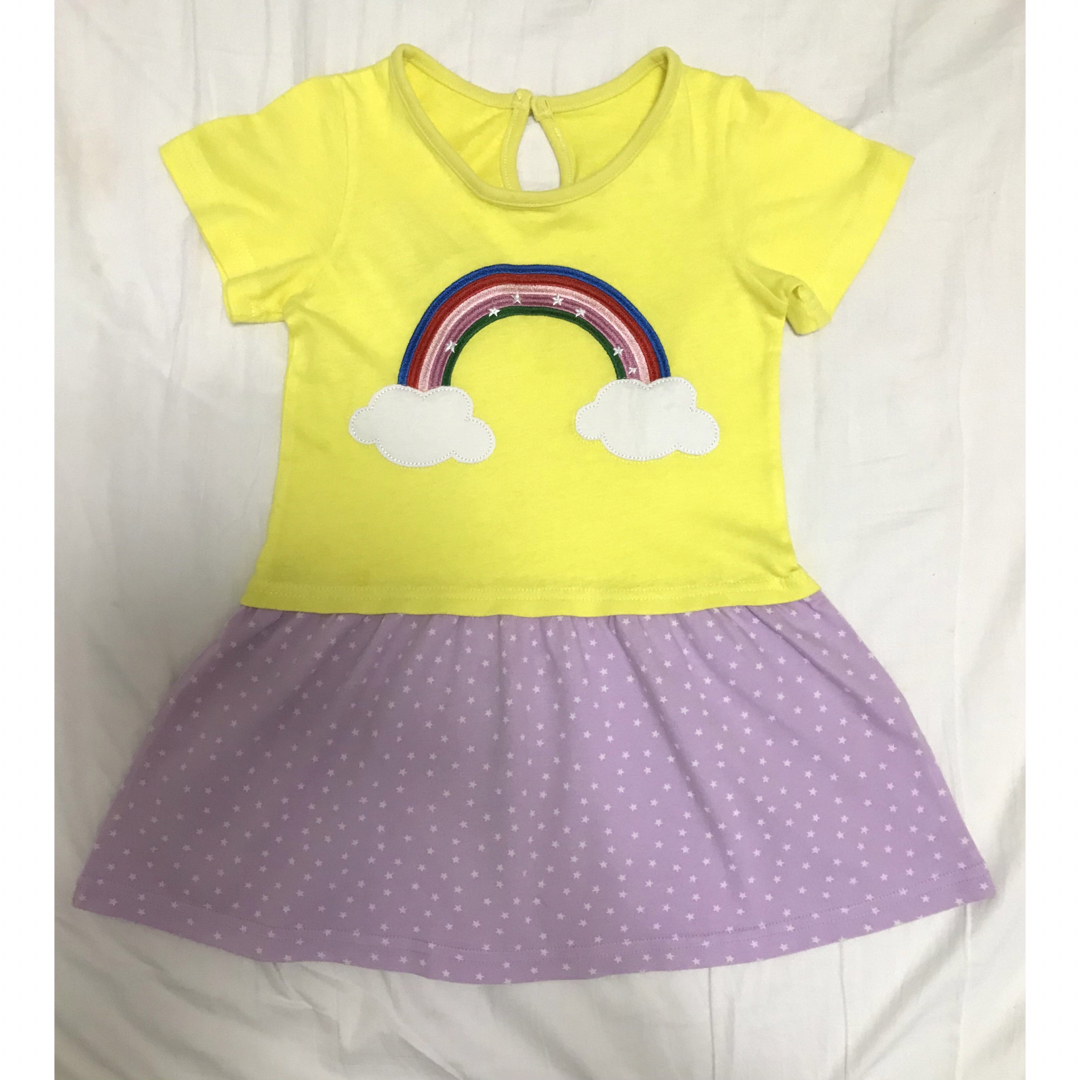 綿100% キッズワンピース　110cm キッズ/ベビー/マタニティのキッズ服女の子用(90cm~)(ワンピース)の商品写真