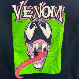 MARVEL マーベル ヴェノム Venom アメコミ ブラック　Tシャツ　L(Tシャツ/カットソー(半袖/袖なし))