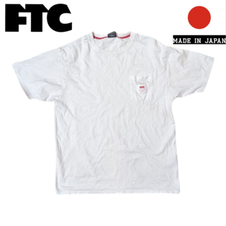 エフティーシー(FTC)のFTC ホワイト ロゴ 半袖 ポケット Tシャツ(Tシャツ/カットソー(半袖/袖なし))