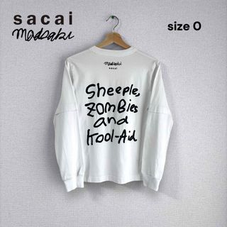 サカイ(sacai)の【超美品】sacai madsaki コラボ ロンT M相当 希少 長袖 シャツ(トレーナー/スウェット)