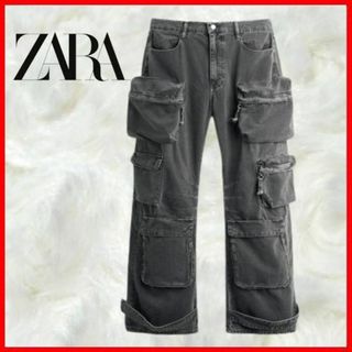 ZARA - ZARA 新品未使用タグ付き✨ポケット ユーティリティ デニムパンツ