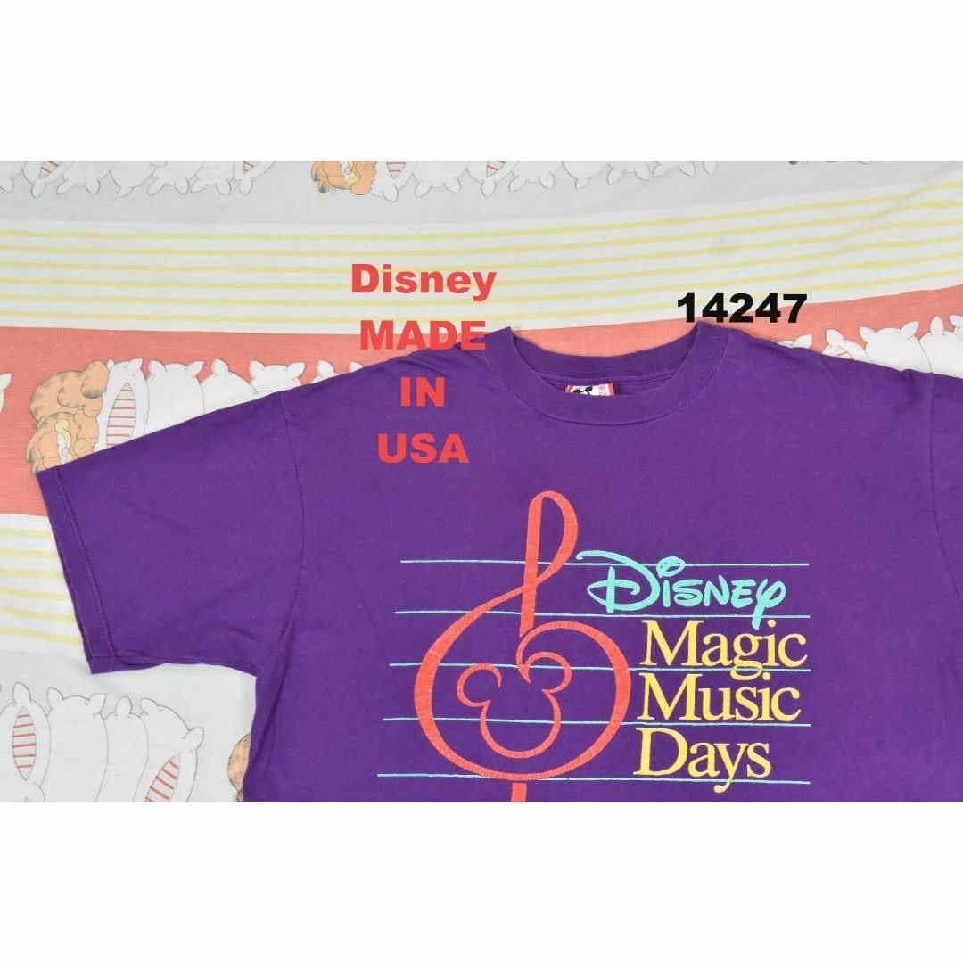 Disney(ディズニー)の80’ｓ ディズニー Tシャツ 14247 USA製 公式モデル 00 80 メンズのトップス(Tシャツ/カットソー(半袖/袖なし))の商品写真